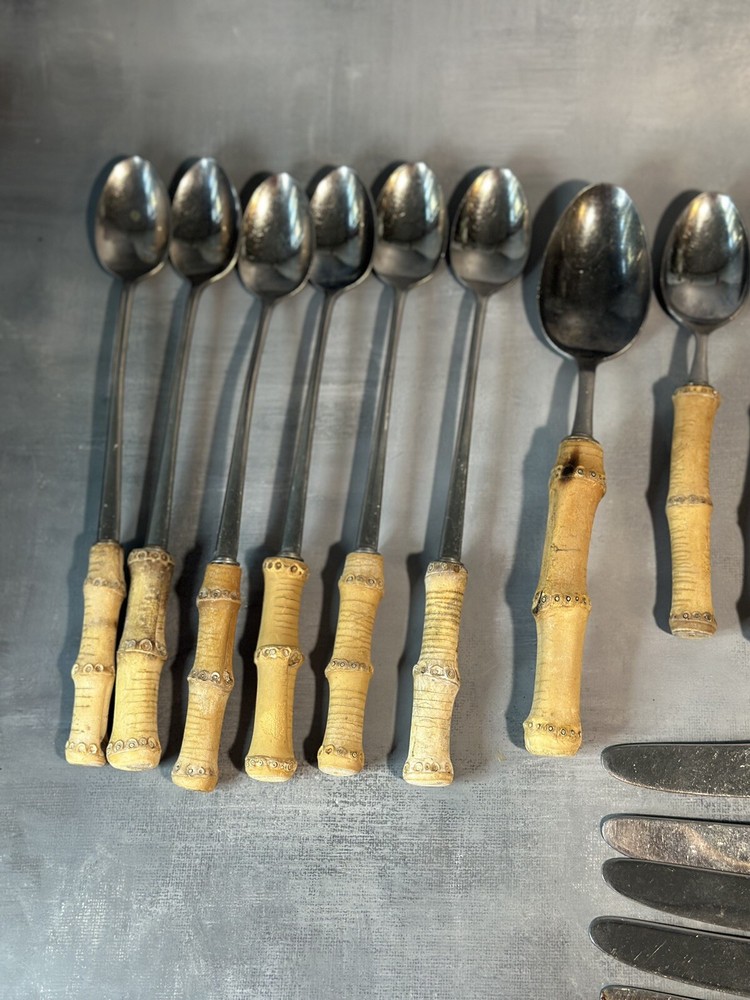 19 Piece Cal Hawaii Bamboo Flatware