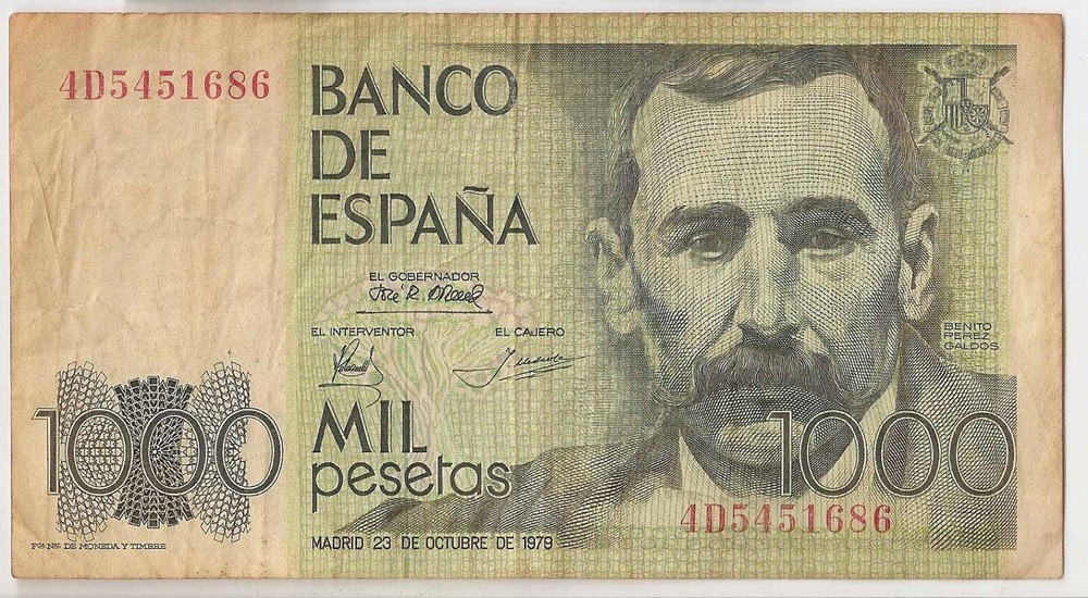 Spain 1000 pesetas 1979 (1982)