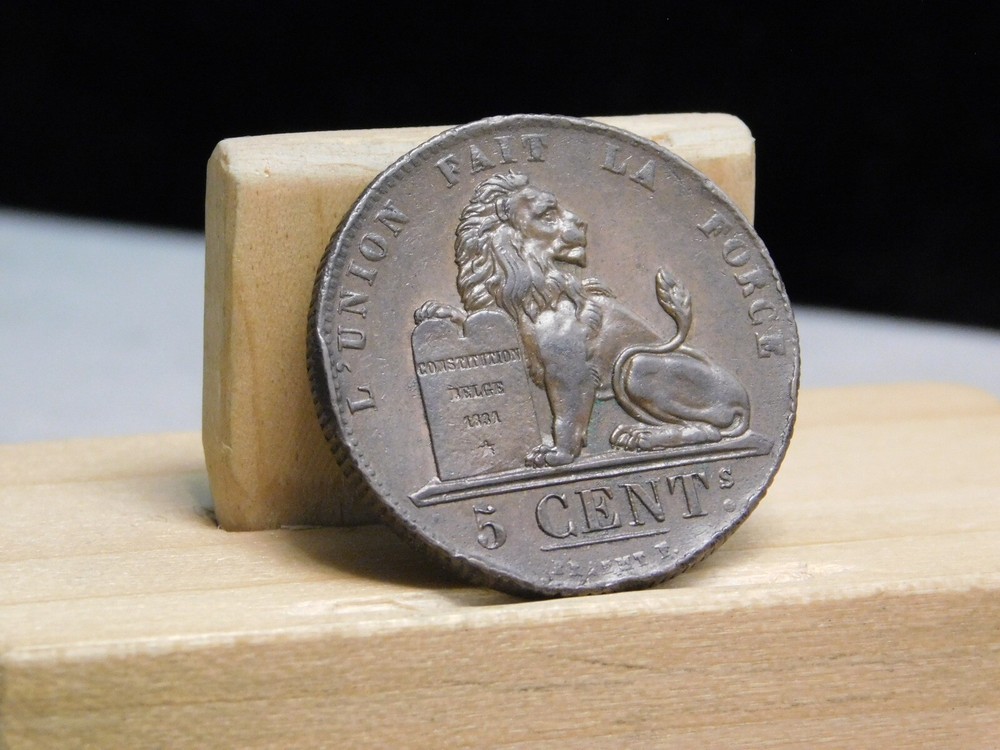 1834 Belgium 5 centimes