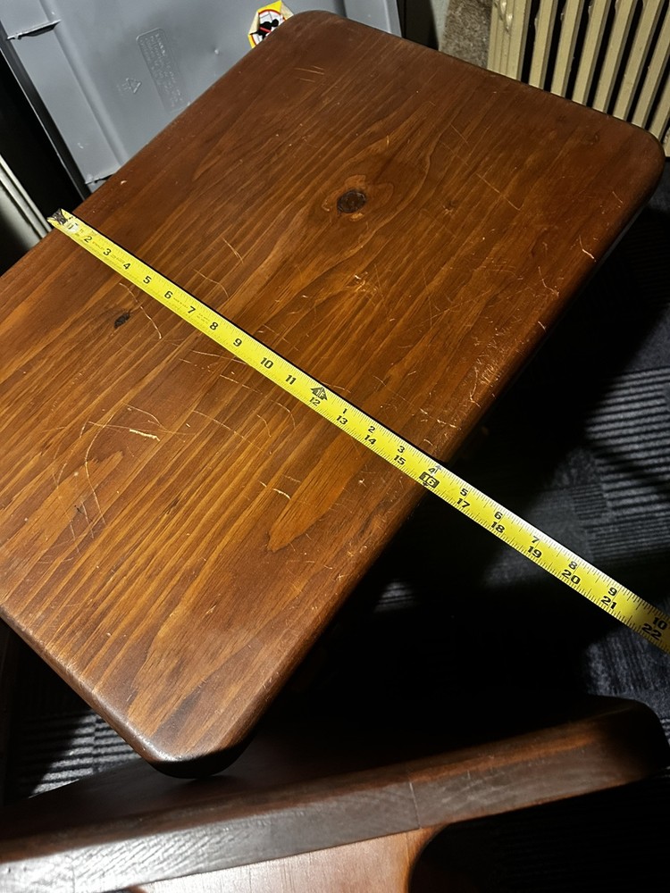 Library Tables / End Tables with Bottom Shelf. Solid Wood