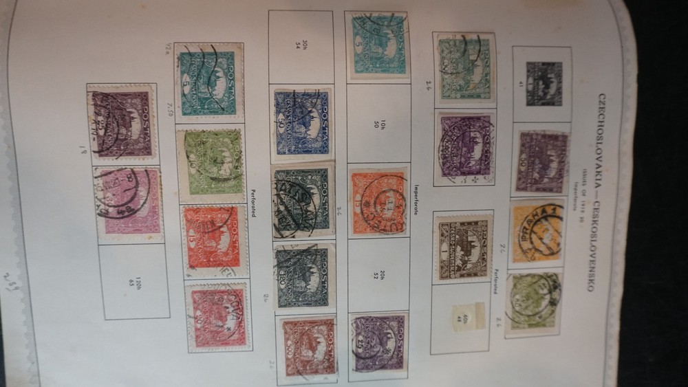 Czechoslovakia nice collection in album