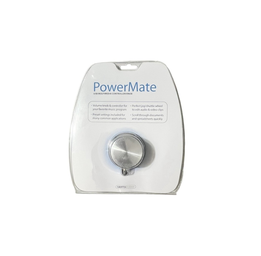 New - Griffin PowerMate Programmable USB Multimedia Controller for MAC/PC 2004