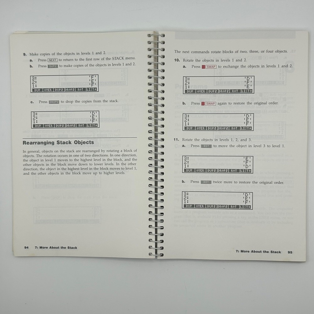 VTG Hewlett Packard HP-28C Reference & Getting Started Manuals