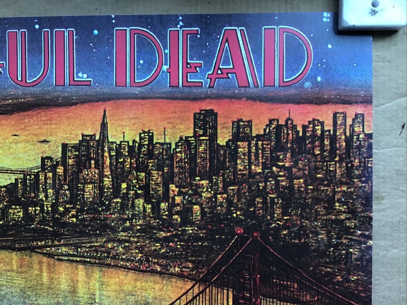 Dead Set Grateful Dead Album Cover Poster. Not A Copy.