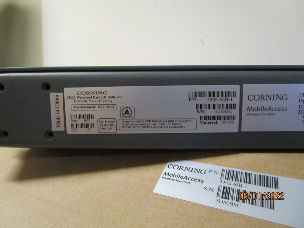 Corning MobileAccess Main Unit 1 Link 330E-MB-1