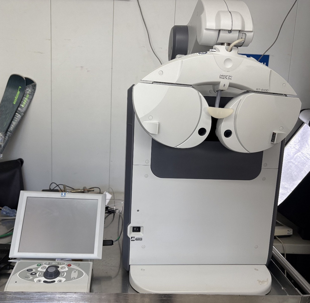 Nidek RT-6100 Refractor System Auto Phoropter, Memory Box, Control Console, SSC
