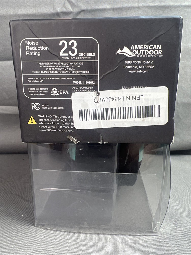 Caldwell E-MAX PRO Electronic Hearing Protection Earmuffs Teal 23dB NRR