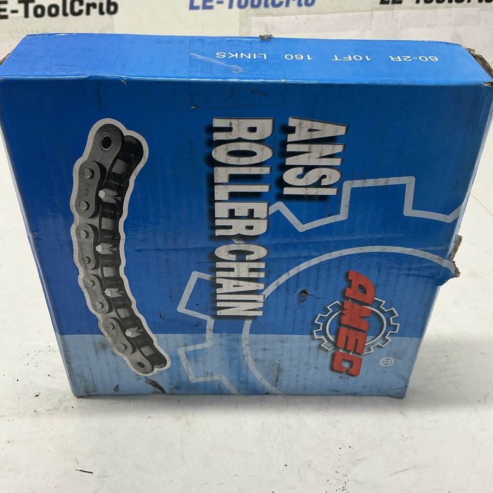 60 Double Strand Roller Chain 10 Foot Roll Width 60-2R X-448s