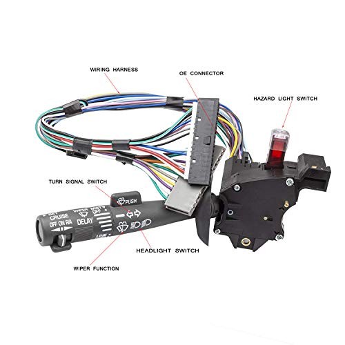 Multi-Function Combination Switch Replacement for 1995-2002 Chevy Tahoe S10