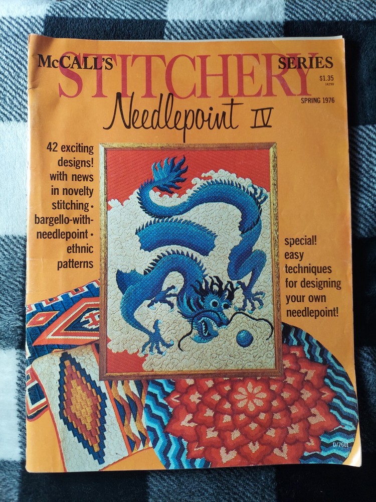 McCalls Needlepoint Beginner Step By& Mccall's Stitchery Needlepoint 4 Magazine