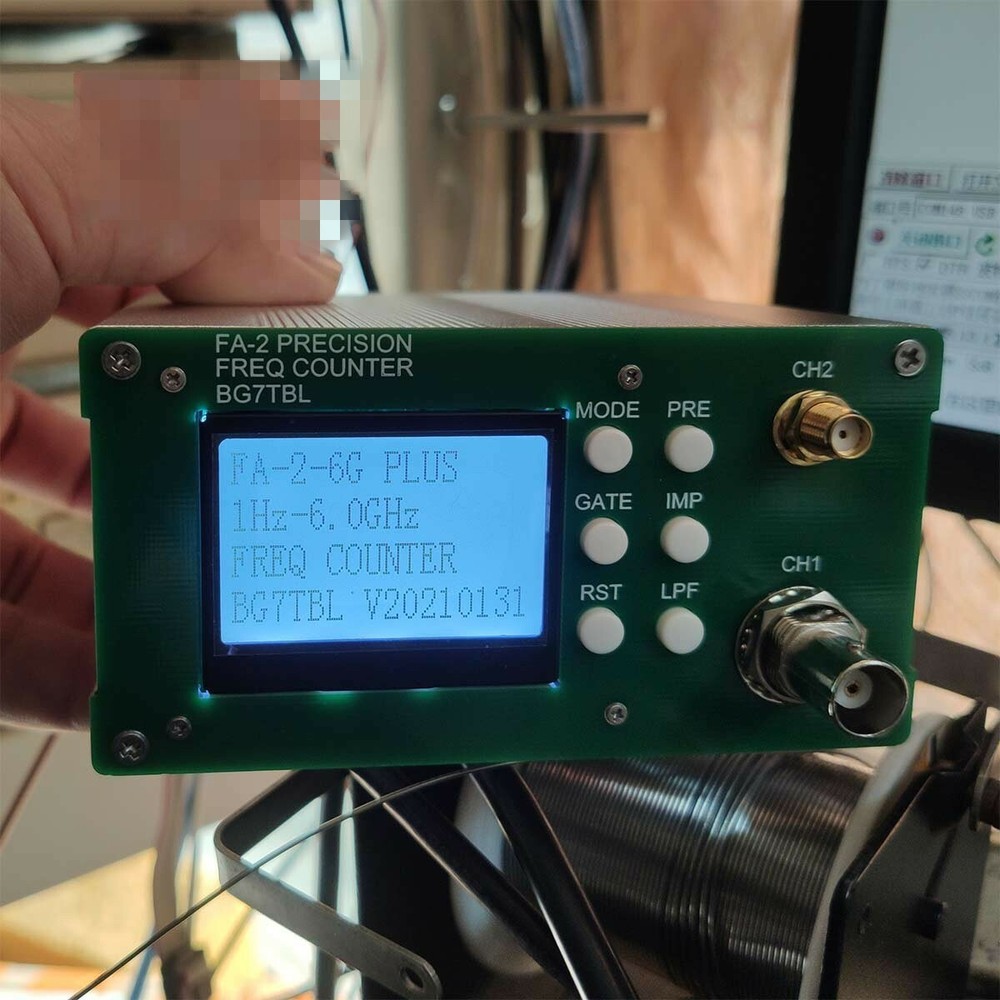 FA-2 Plus 1Hz-6GHz Frequency Counter Frequency Meter Statistical Function
