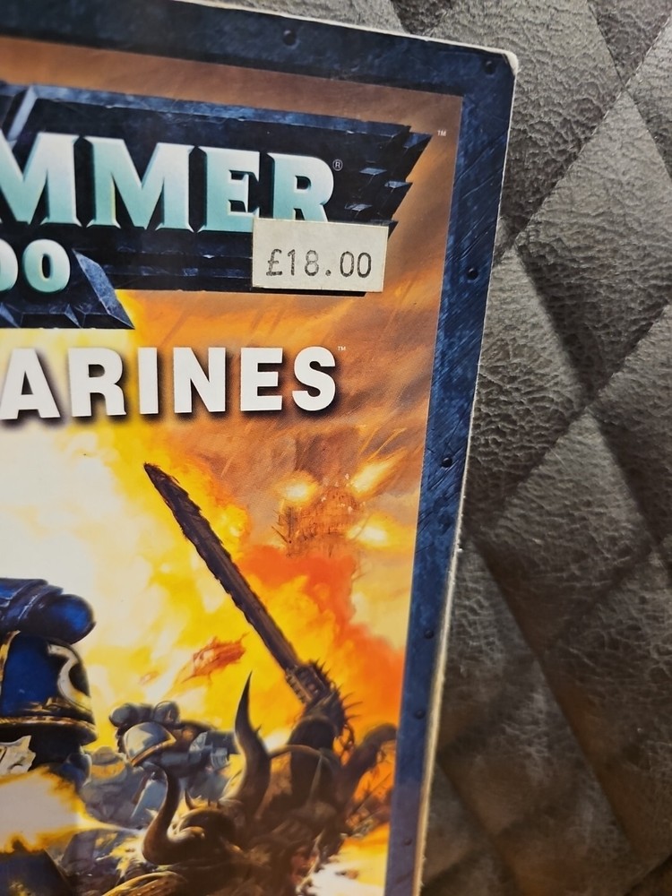 Warhammer 40k Space Marines Codex Old OOP BKS9