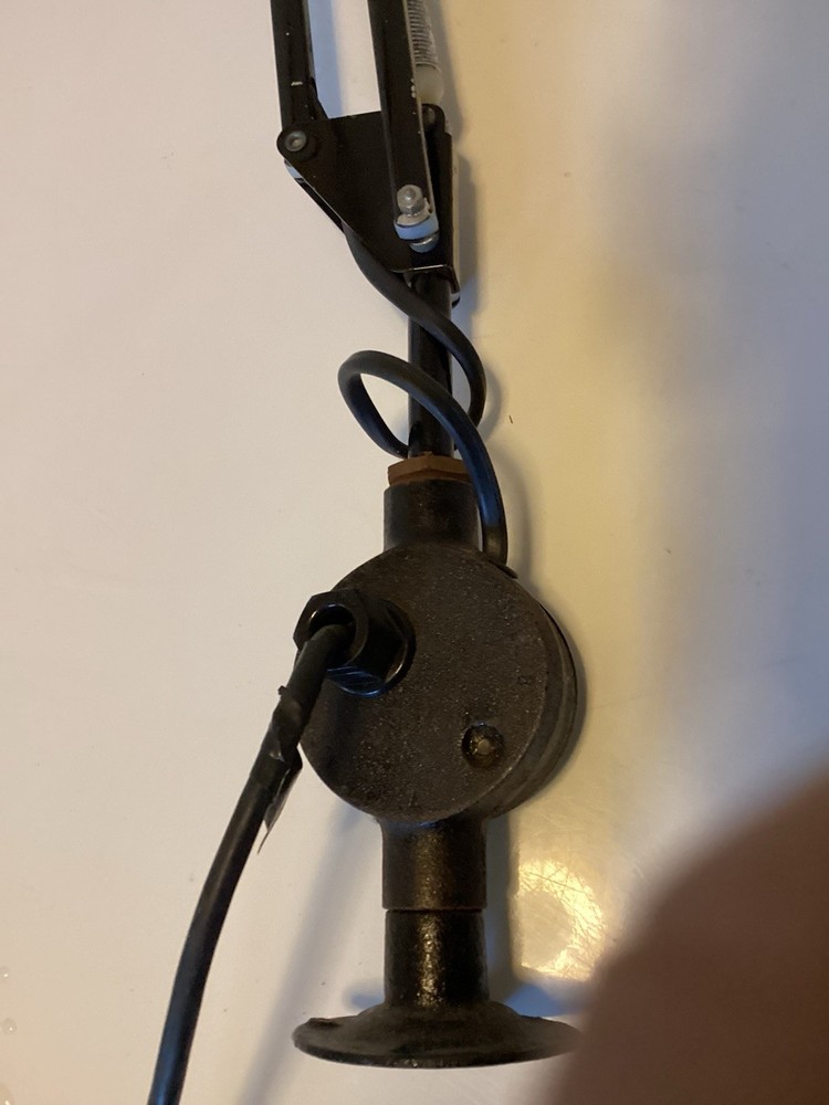 Anglepoise Lamp By Herbert Terry Switch On Shade Fix To Table Or Wall