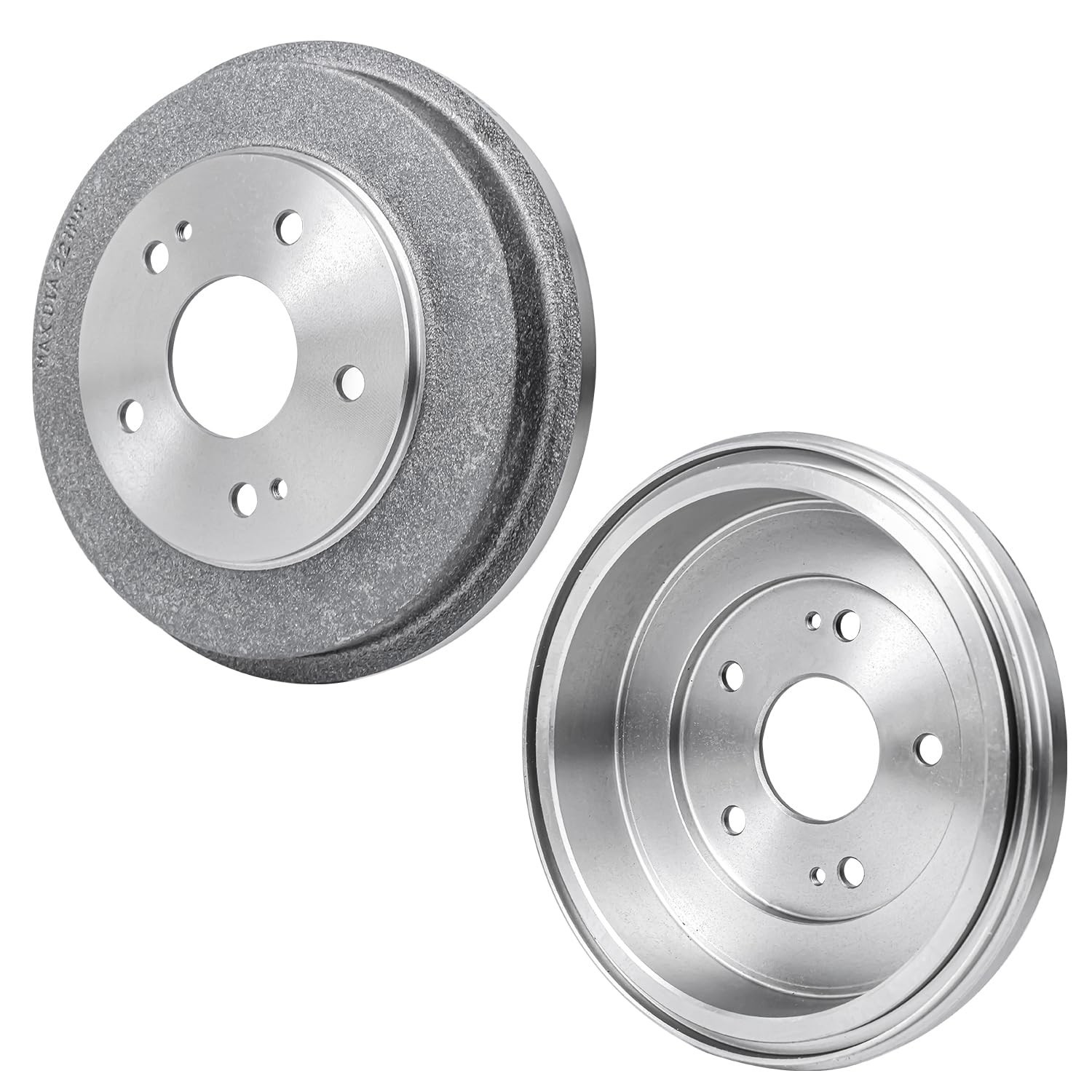 11.10'' Front Disc Brake Rotors Drums Brake Pads Shoes Kit for Honda Accord Fit