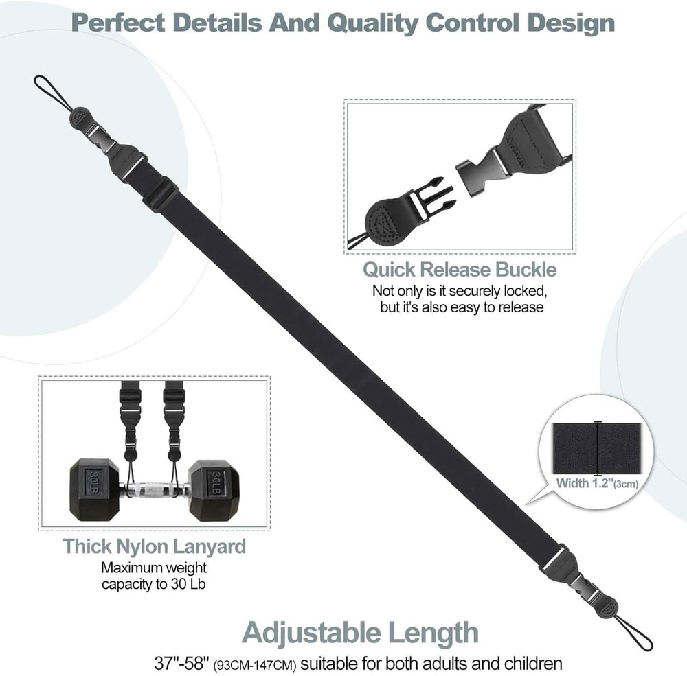 Adjustable Shoulder Strap, Comfortable Camera Strap, Neck Lanyard for Ipad Table