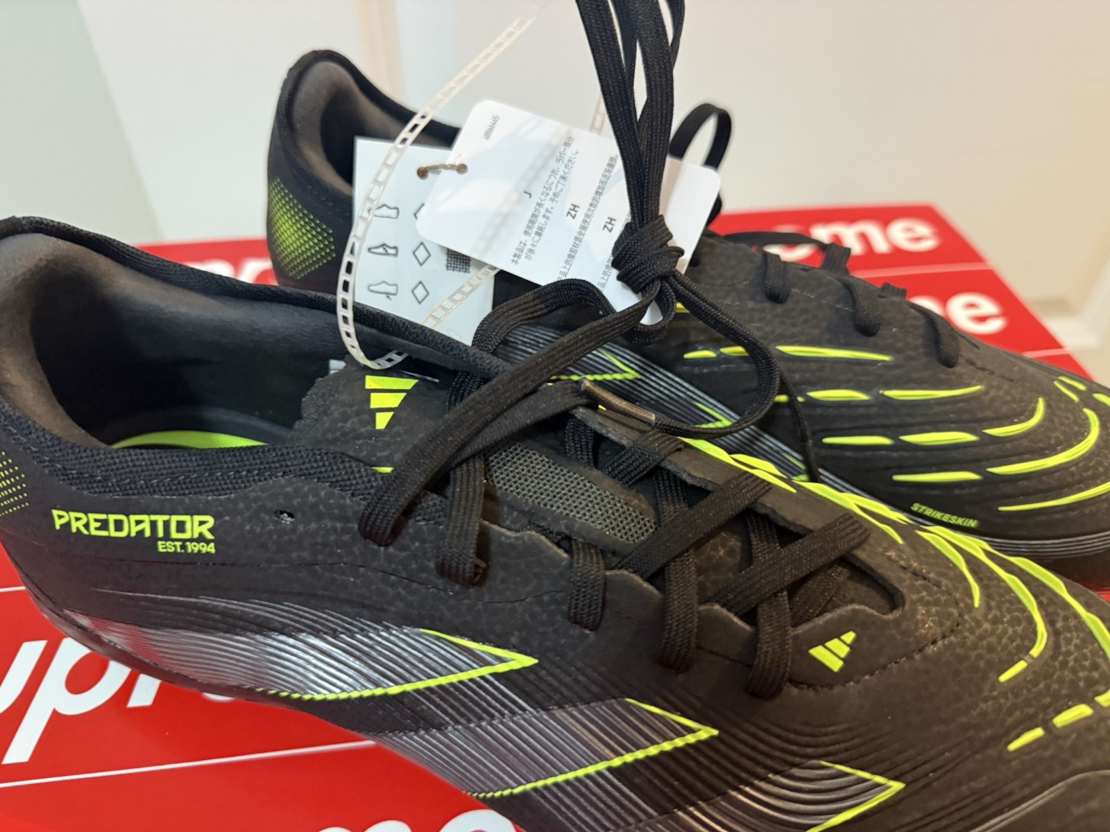 Adidas Predator Pro FG Electric Stealth Pack Soccer Cleats JI1197 Men’s Size 10