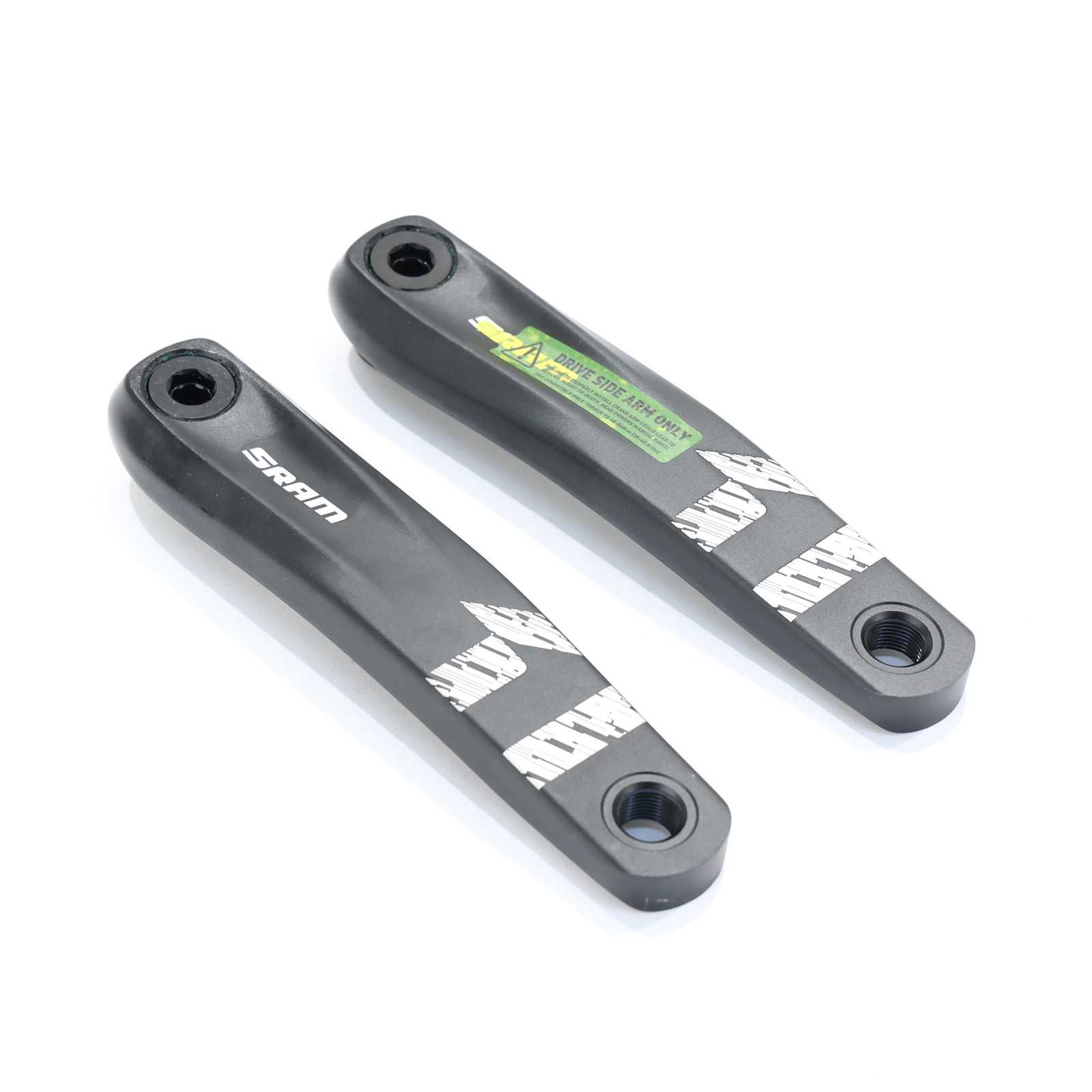 SRAM X1 E-MTB Crank Arm Set 165mm, ISIS, Black