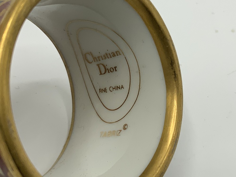 Christian Dior Tabriz Napkin Ring Excellent Condition