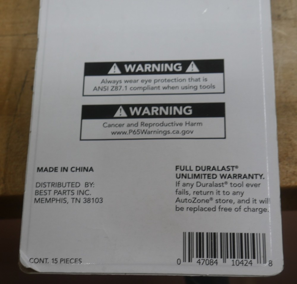 Duralast Variable Pin Spanner Wrench 88-221 1/2 new sealed