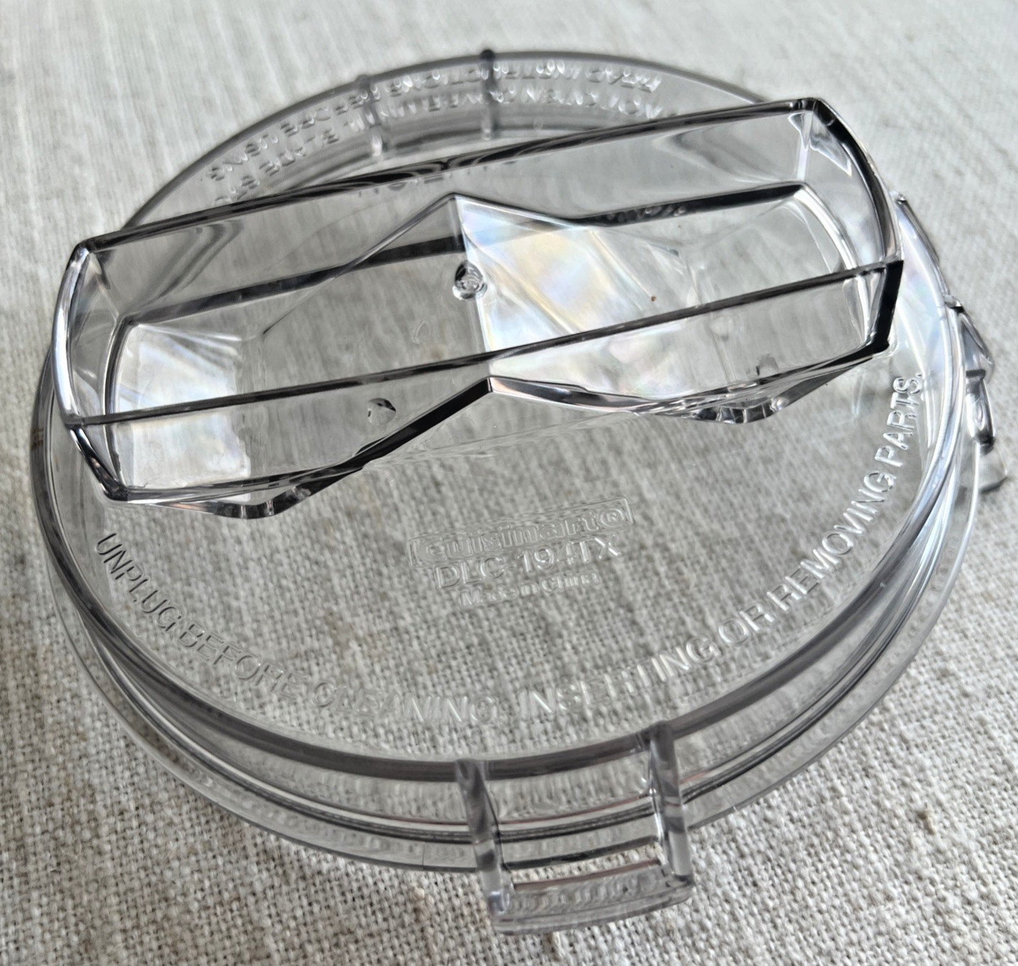 Cuisinart Mini Prep Food Processor Model DLC-1TX Replacement Part Lid DLC-194TX