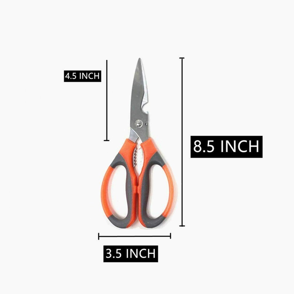 4 Pack Heavy Duty Kitchen Scissors Sharp Blade Multipurpose Utility Shears