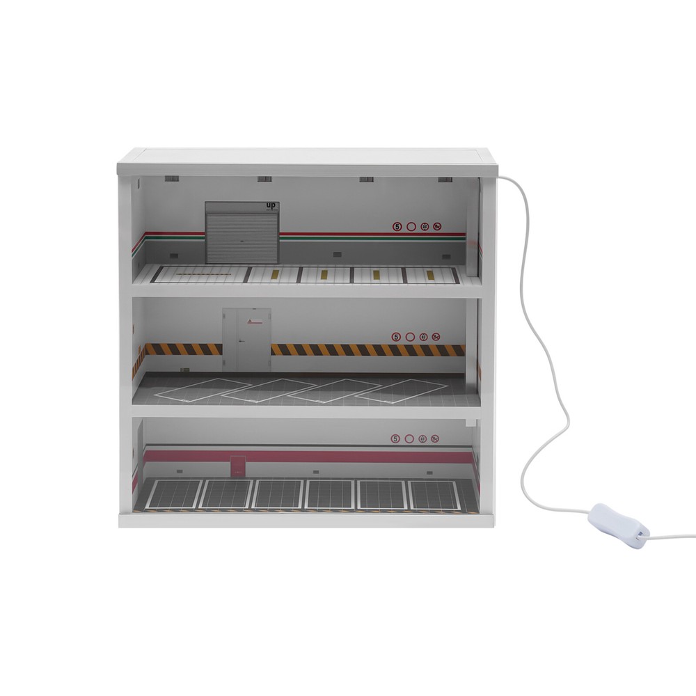 Diecast Model Car Display Case &LED Light For 1:64 3-Layer Model Display Cabinet