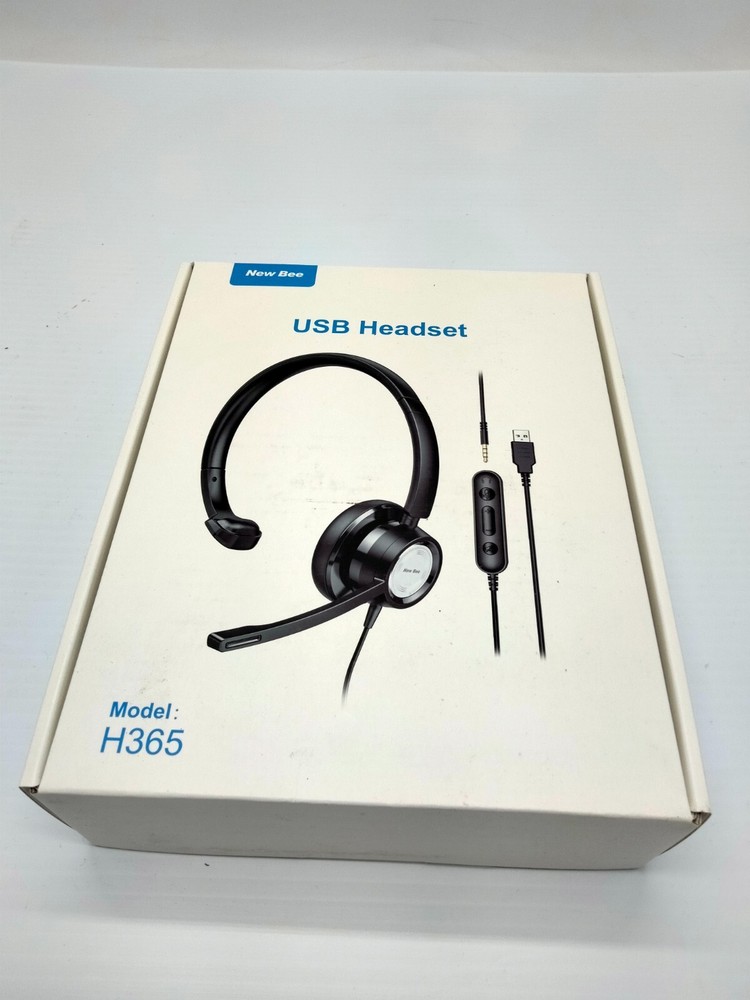 Bee USB Headset with Microphone for PC Computer Headset H365