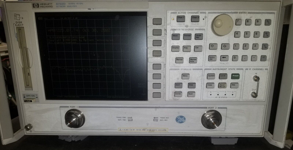 HP 8722D 40 GHz Two port Vector Network Analyzer VNA