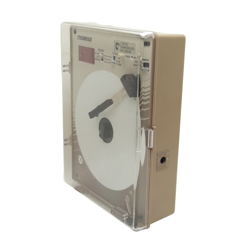 Omega Engineering CT87HC Temperature Chart Recorder, ø6in Chart, Type J, 12VDC