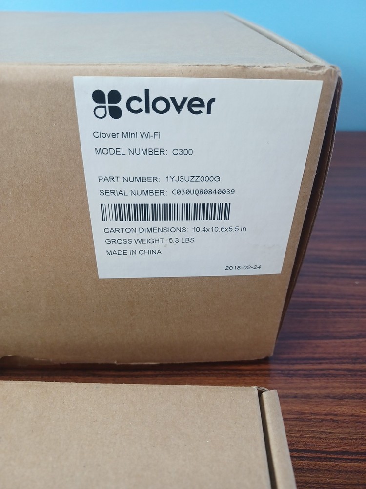 Clover Mini Wifi C300 Card Reader POS System
