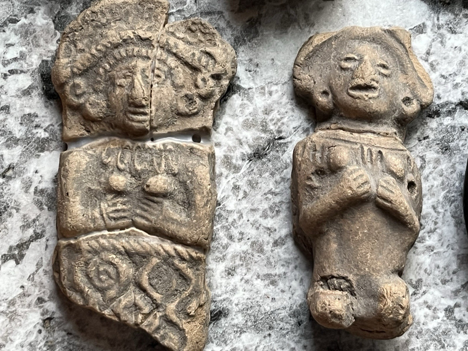 15 Teotihuacan Ancient Artifacts PreColumbian Pendant Figures Heads Beads Mayan