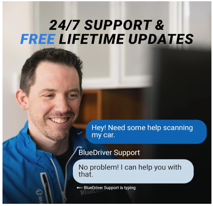 BlueDriver Bluetooth Pro OBD2 Scanner for iPhone & Android, No Fee