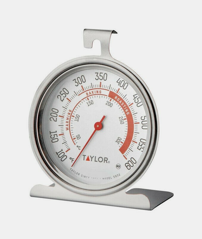 Taylor OVEN THERMOMETER Instant Read Analog Extra Large Colorful Dial 5932 NEW!!