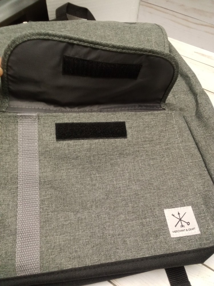 New without tag Perfetti Van Melle Merchant & Craft Gray & Black Backpack
