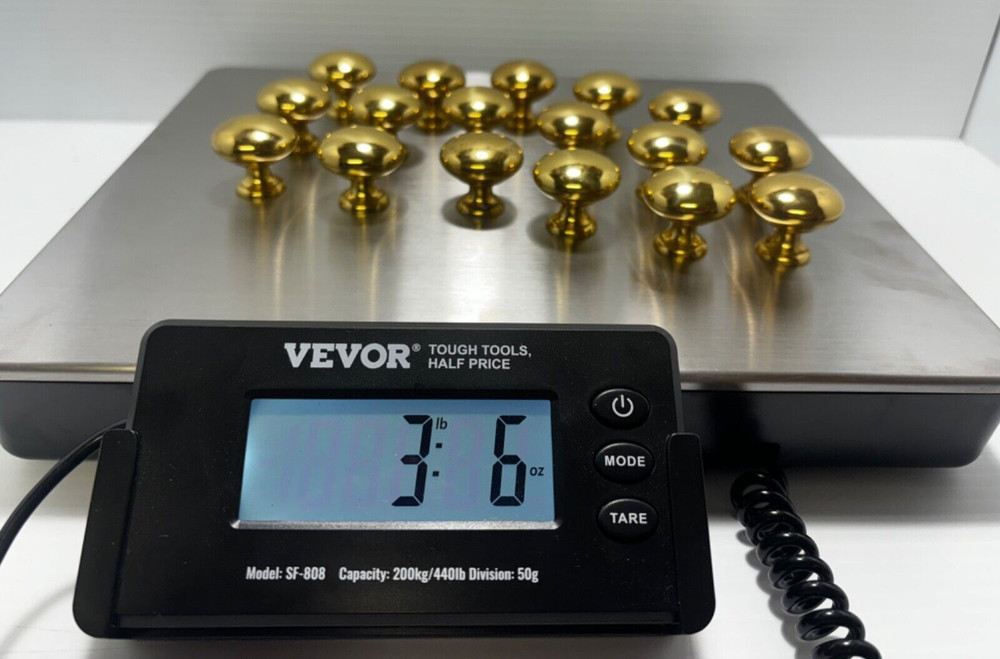 Amerock Allison Solid Brass 1 1/4”Round Cabinet Pull Knob BP530233 hardware