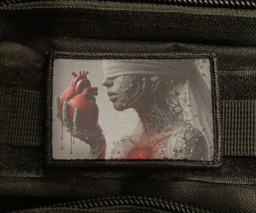 Cookie Scream Moster Patch Meme Sew on [sub]