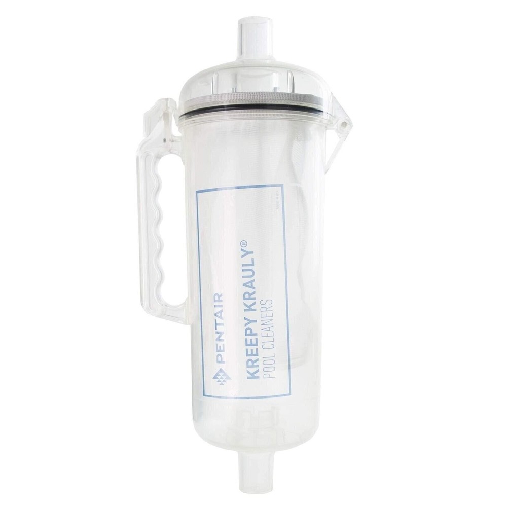 2) Pentair R211084K Clear Leaf Traps with Handle Pool Spa Replacement Cleaner