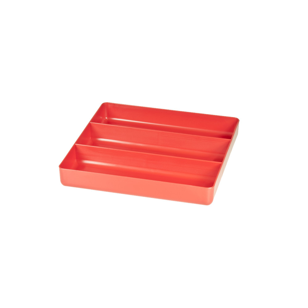 Ernst Mfg. 3 Compartment Organizer Tray Red