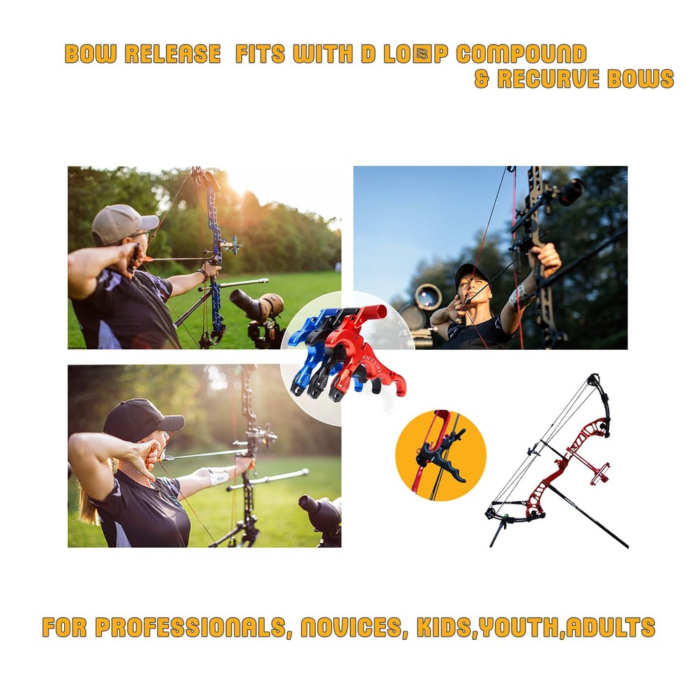 Bow Release for Compound Bow, Archery Release Trigger, Compound Bow Release, Thu