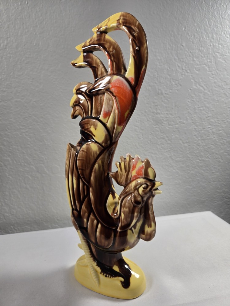 Vintage Ceramic Rooster Mid Century Modern