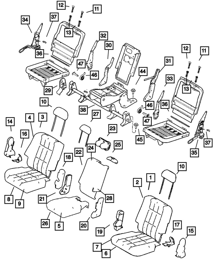 Genuine Mopar Assist Spring 5189167AA