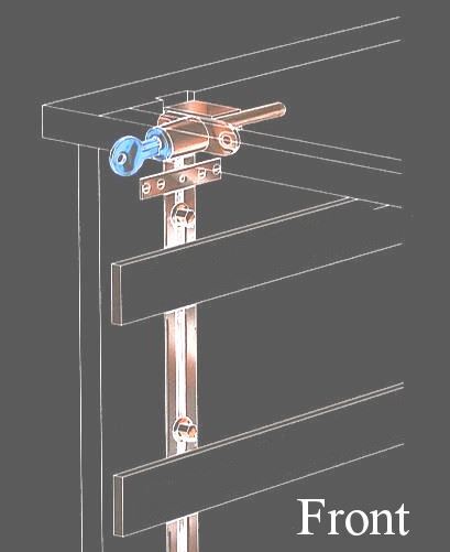 Gang Lock Cylinder - Two Keys