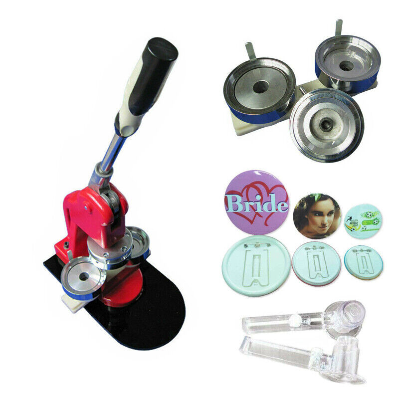 1'' (25mm) Pin Round Button Badge Maker Machine for DIY Making Badge
