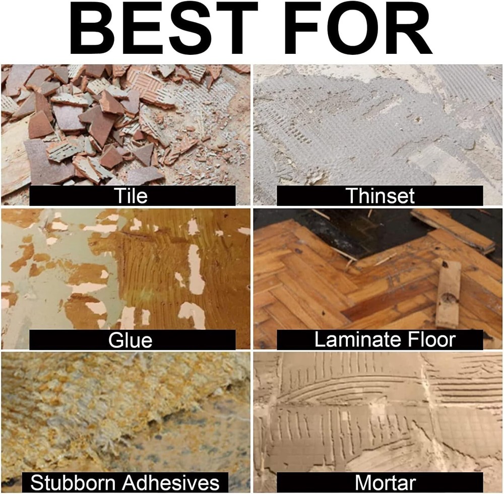 Extra-Wide 4-Inch Chisel Bit for Air Hammer - Ideal for Tile Removal Projects