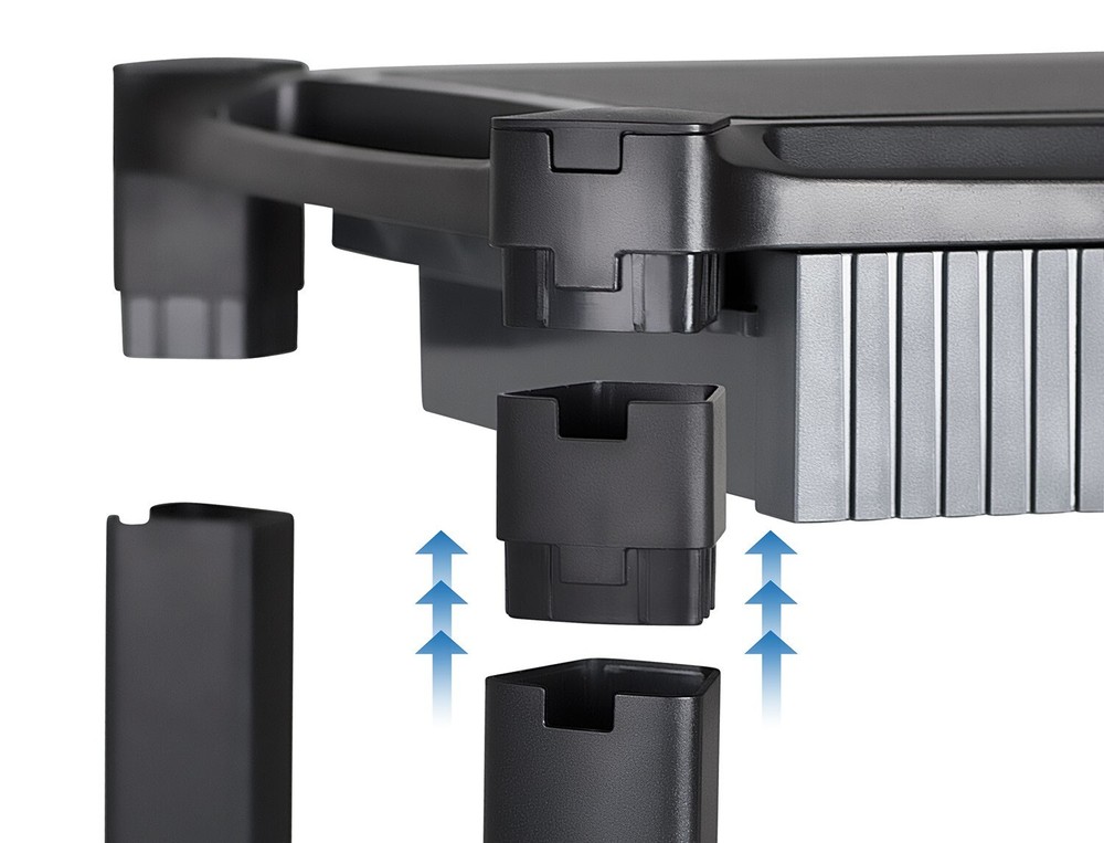 Mount-It! Height Adjustable Rolling Printer Cart
