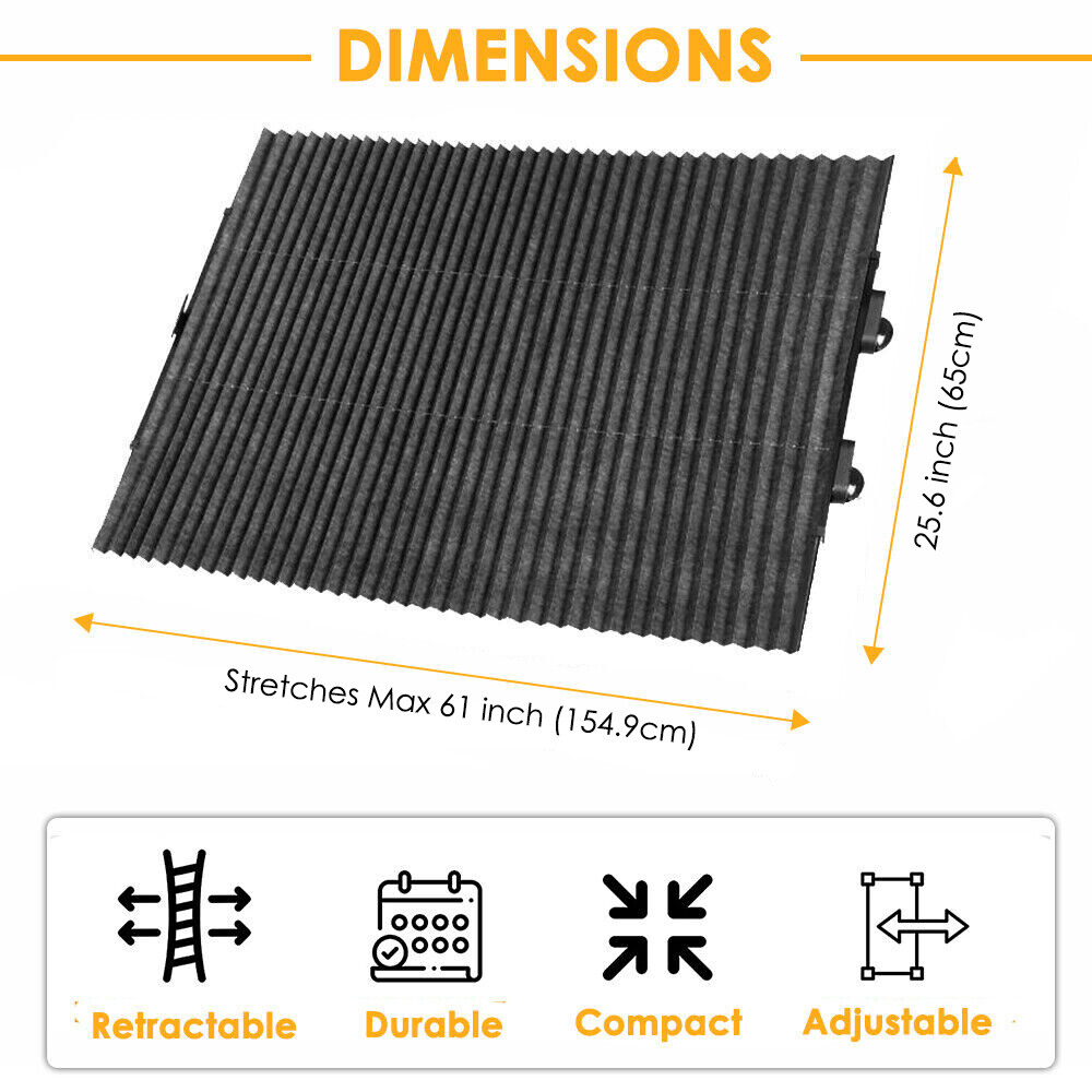 Retractable Car Windshield Sun Visor Shade Front Window Folding UV Block Cover