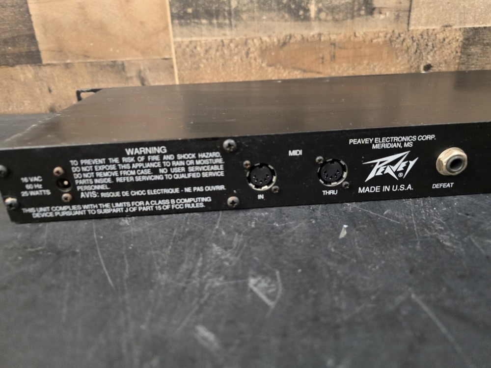 Peavey Addverb Ii Digital Studio Effects Processor Rack Fully Tested