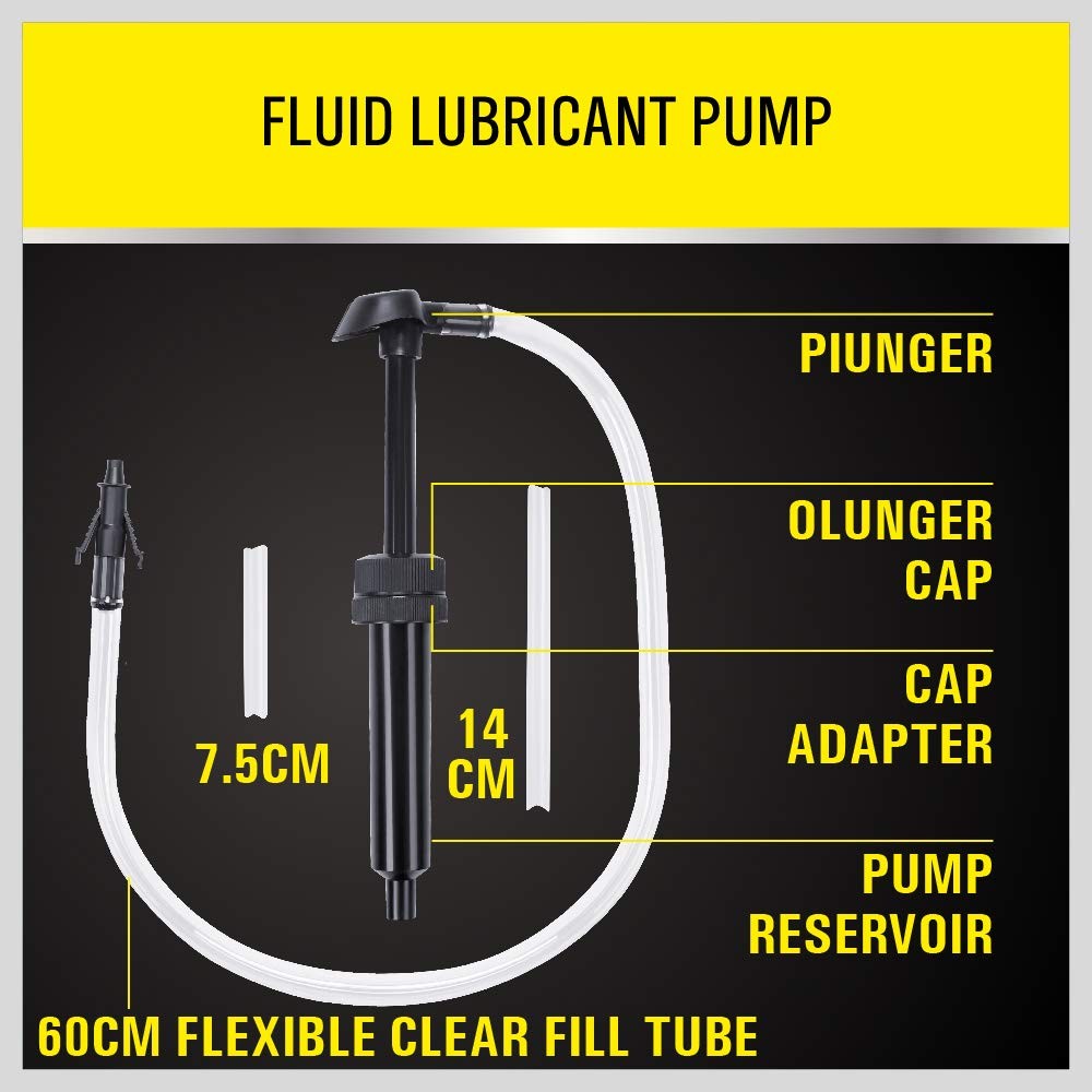 SEDY Lubricant Fluid Transfer Pump, Black