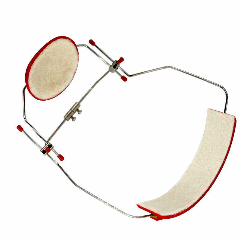 5Pcs Dental Orthodontic Adjustable Reverse-Pull Headgear Red Color