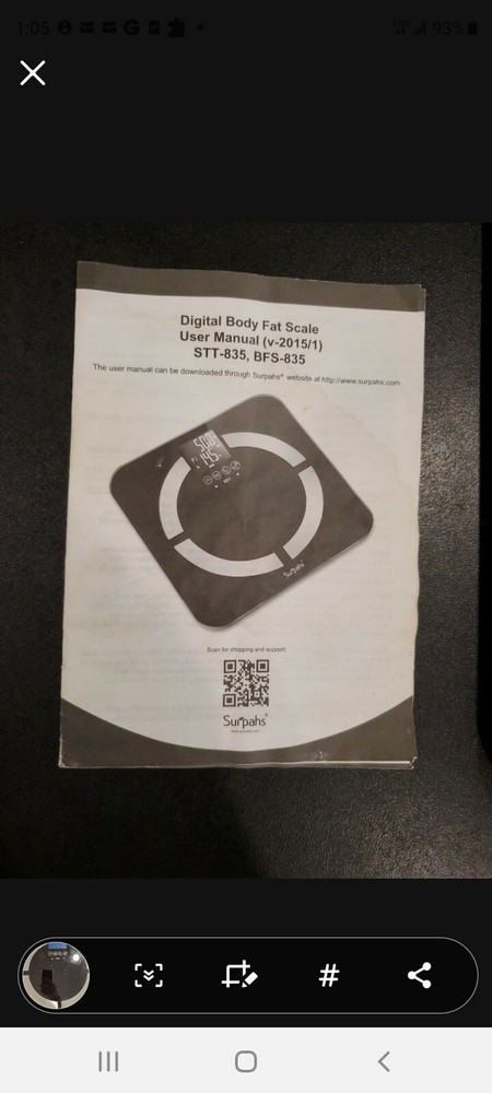 Digital bathroom scale glass